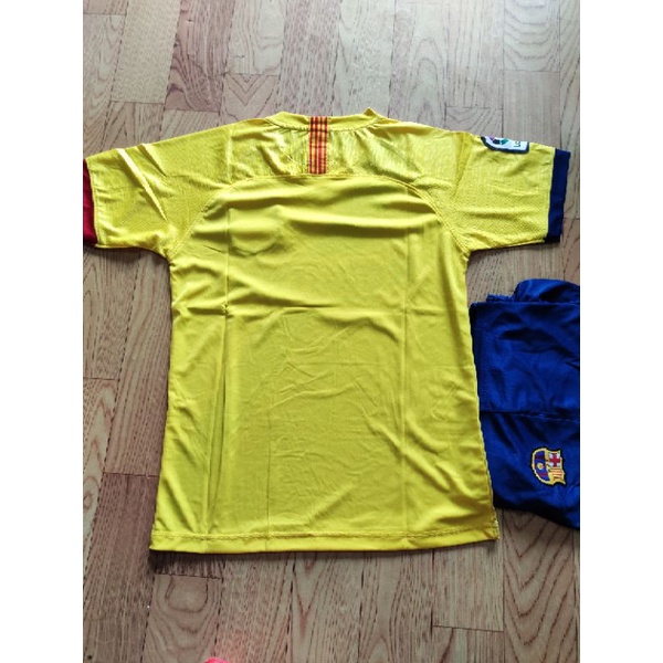 Áo đấu barca vàng sân khách mùa mới 2019 2020