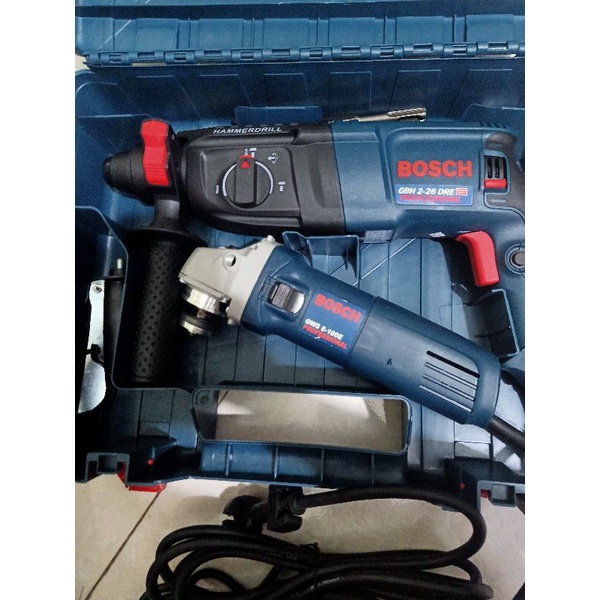 Bộ Combo Máy khoan bê tông Bosch và Máy cắt cầm tay Bosch bảo hành 12 tháng.