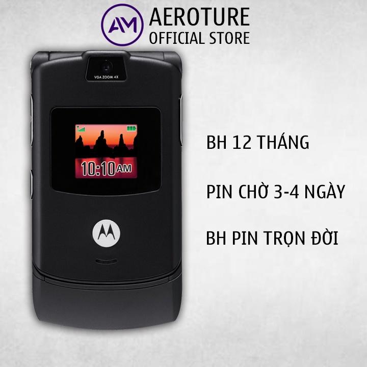 Điện thoại Motorola V3 siêu mỏng và sang trọng