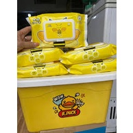[Combo thùng 10 gói tặng thùng nhựa] Giấy ướt kháng khuẩn con vịt vàng loại 80 tờ 1 Hộp-hàng nội địa trung cao cấp