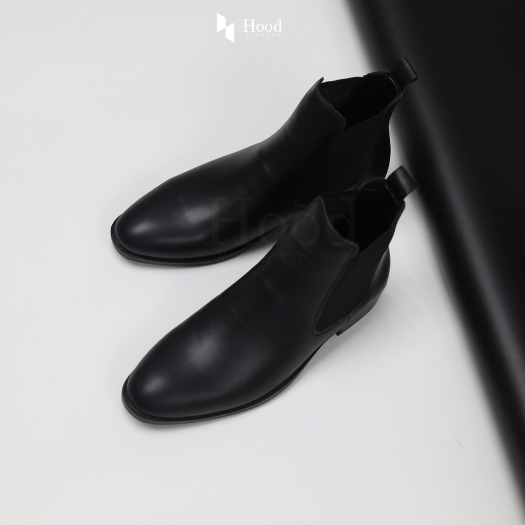 Giày Chelsea Boot Hood - Da pu cao cấp loại 1 - Đế cao su đúc nguyên khối