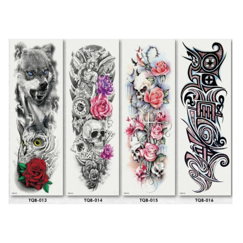 Hình Xăm Dán Cánh Tay Phong Cách Cá Tính Chống Thấm Nước 48cm x 17cm | BigBuy360 - bigbuy360.vn