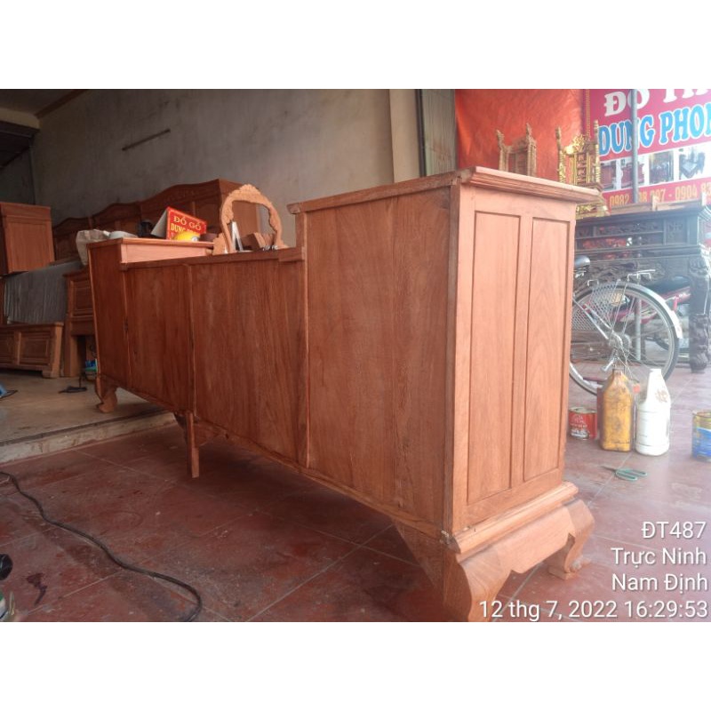 kệ gỗ Gõ đỏ KT 2,4m