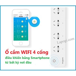 Ổ điện hẹn giờ Broadlink Mp1 - 4 cổng hẹn giờ riêng biệt