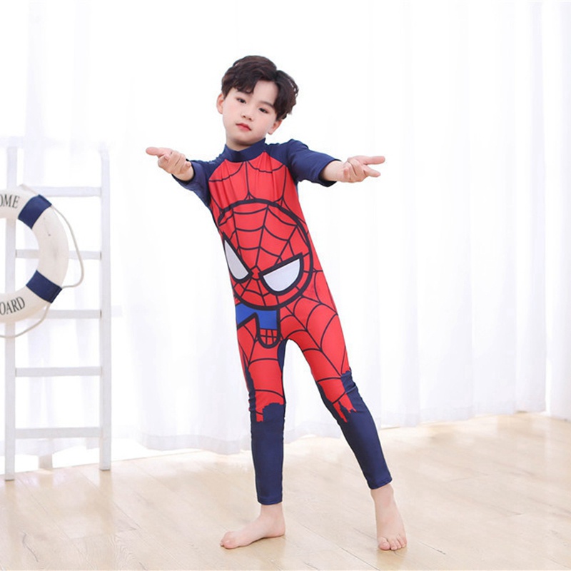 Bộ Đồ Bơi Họa Tiết Khủng Long Hoạt Hình Cho Bé Trai Từ 3-11 Tuổi