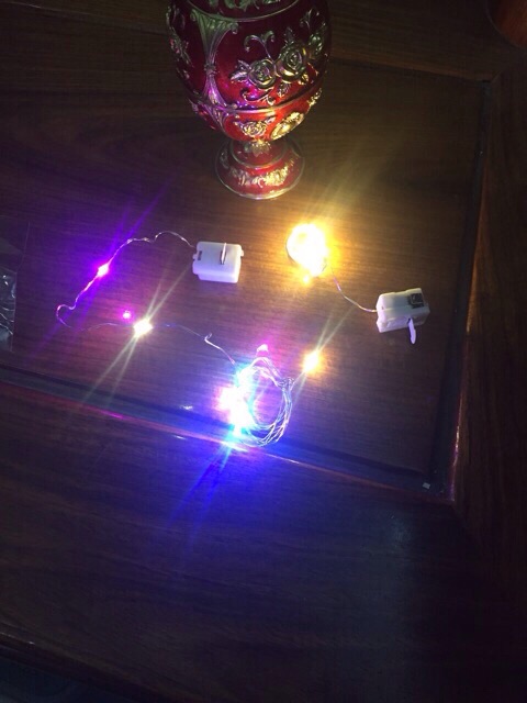 Dây đèn led đom đóm, đèn fairylight dài 1m 10 bóng và dài 2m 20 bóng