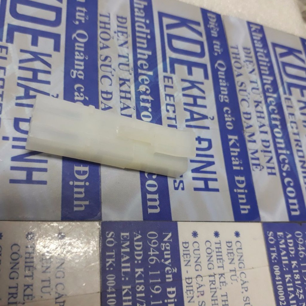 BỘ RỜI ĐẦU NHỰA ĐỰC, CÁI, LÕI SẮT ĐỰC, CÁI ĐẦU NỐI, HEADER L6.2 6.2mm 1P/2P/3P/4P/6P/8P kde4092