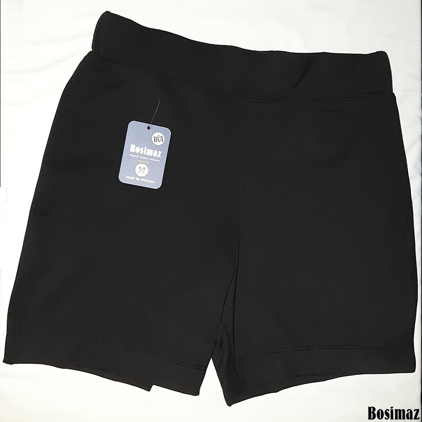 Quần Legging Nữ Bosimaz MS341 đùi không túi màu đen cao cấp, thun co giãn 4 chiều, vải đẹp dày, thoáng mát không xù lông | BigBuy360 - bigbuy360.vn