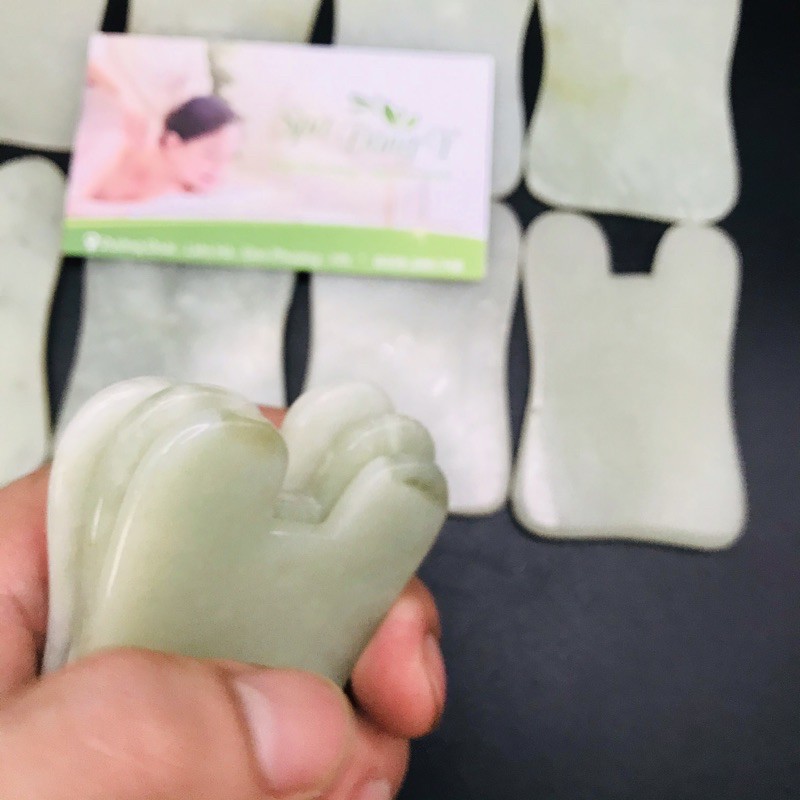 [ĐẸP KHÔNG TỲ VẾT] Ngọc cạo gió mặt, ngọc massage mặt, spa, chăm sóc mặt đông y hàng công ty | BigBuy360 - bigbuy360.vn