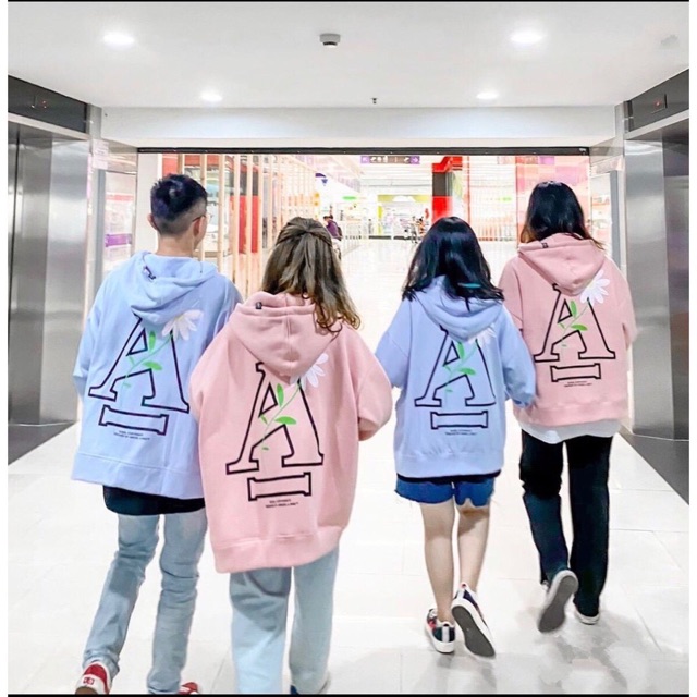 Áo Khoác Hoodie Nỉ In Hình Chữ A Sau Lưng | BigBuy360 - bigbuy360.vn