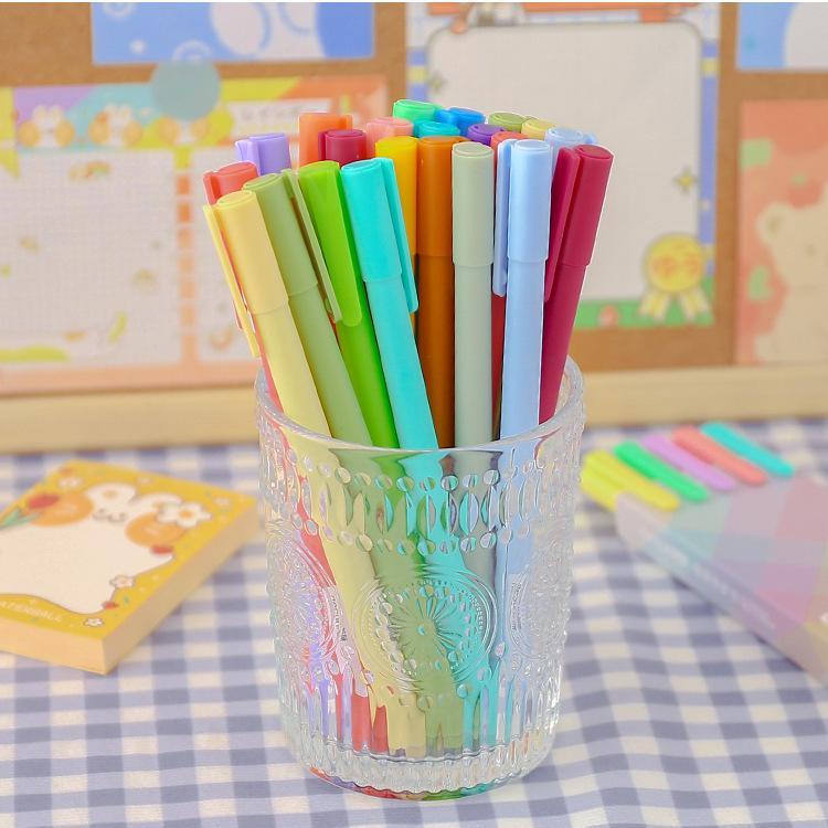 Hộp 5 Bút Bi Nhiều Màu Sắc Phong Cách Nhật Bản