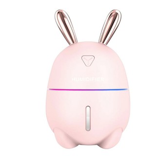 Máy khuếch tán tinh dầu phun sương hơi nước tạo ẩm hình tai thỏ có đèn Led Humidifier & Rabbit