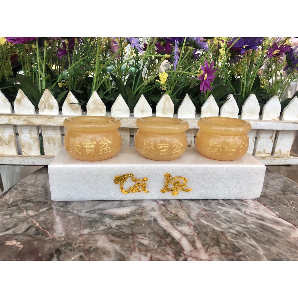 Bộ 3 ly nước, chung nước thờ cúng đá ngọc hoàng long