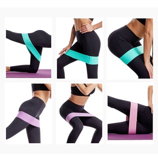 (GIẢM GIÁ FREESHIP) Dây kháng lực tập gym, dây kháng lực tập mông thủ công đùi dây vải Power mini Band co dãn đàn hồi