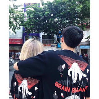 Áo Thun Nam Form Rộng Tay Lỡ BRAIN BALANCE Độc Lạ ADA AO 10099