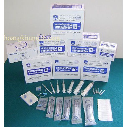 Bơm tiêm Vinahankook các cỡ