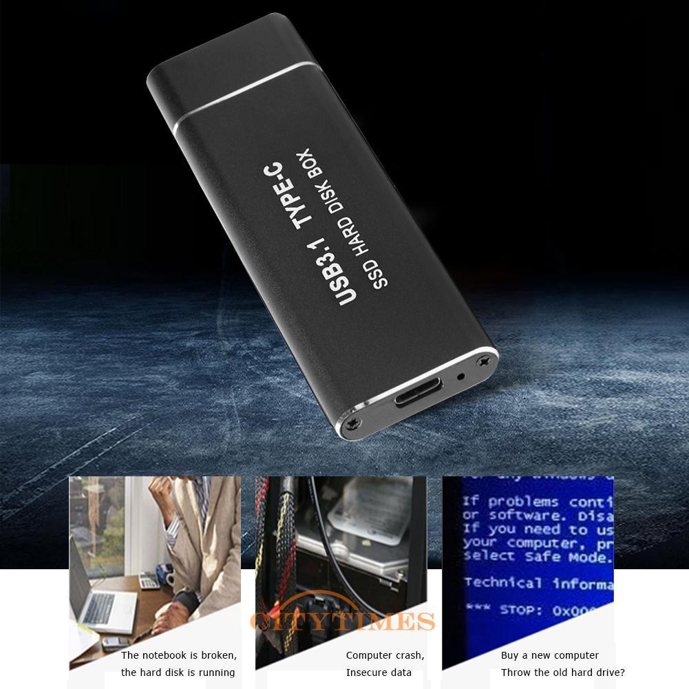Hộp Đựng Ổ Cứng Ssd Usb3.1 Type C Sang M.2 Ngff | BigBuy360 - bigbuy360.vn