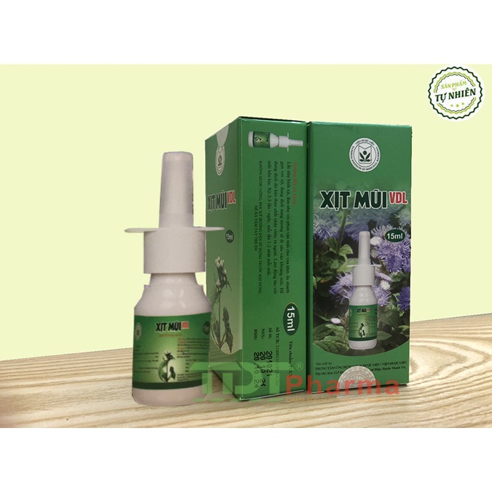 Xịt mũi VDL, lọ 15ml - Hỗ trợ điều trị viêm xoang và viêm mũi dị ứng. Dùng tốt cho người đang bị covid 19