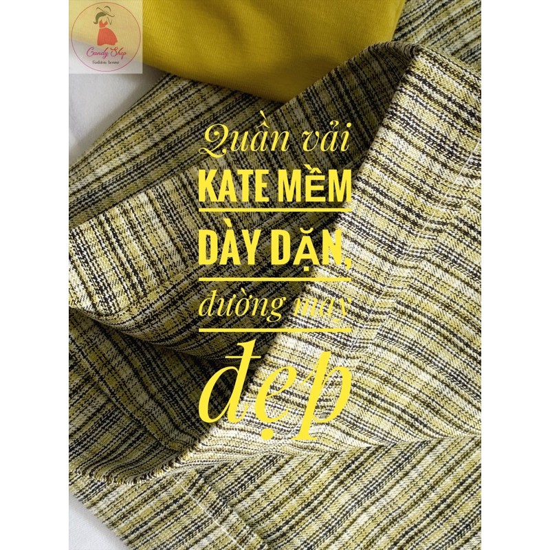 [Ảnh Thật] Set Đồ Bộ Nữ áo thun cotton form 40-60kg thêu hình quần đùi kate mềm caro