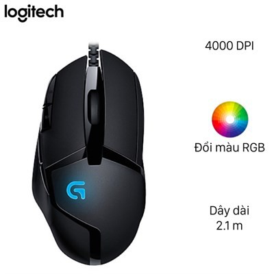 [Mã ELHAMS5 giảm 6% đơn 300K] Chuột Game Logitech G402 - Hàng Chính Hãng - Bảo Hành 12 Tháng