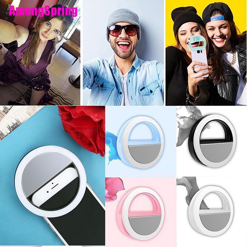 Vòng Đèn Led Trợ Sáng Hỗ Trợ Chụp Ảnh Selfie Cho Điện Thoại / Máy Tính Bảng / Iphone / Samsung