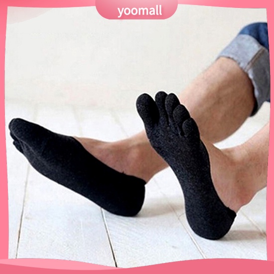 1 Đôi Tất Cotton Xỏ Ngón Chống Trượt Cho Nam