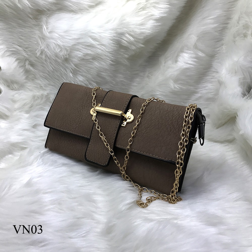 Ví nữ cầm tay có dây đeo chéo