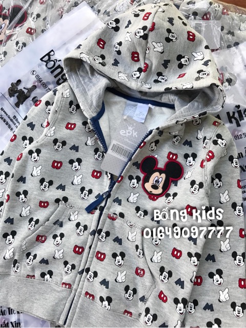 Áo Khoác Nỉ Bé Trai Mickey EPK