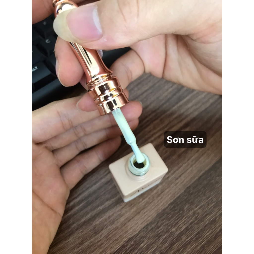 sơn Gel Modengni trắng, trắng sữa, đen, ánh trai vàng 15ml