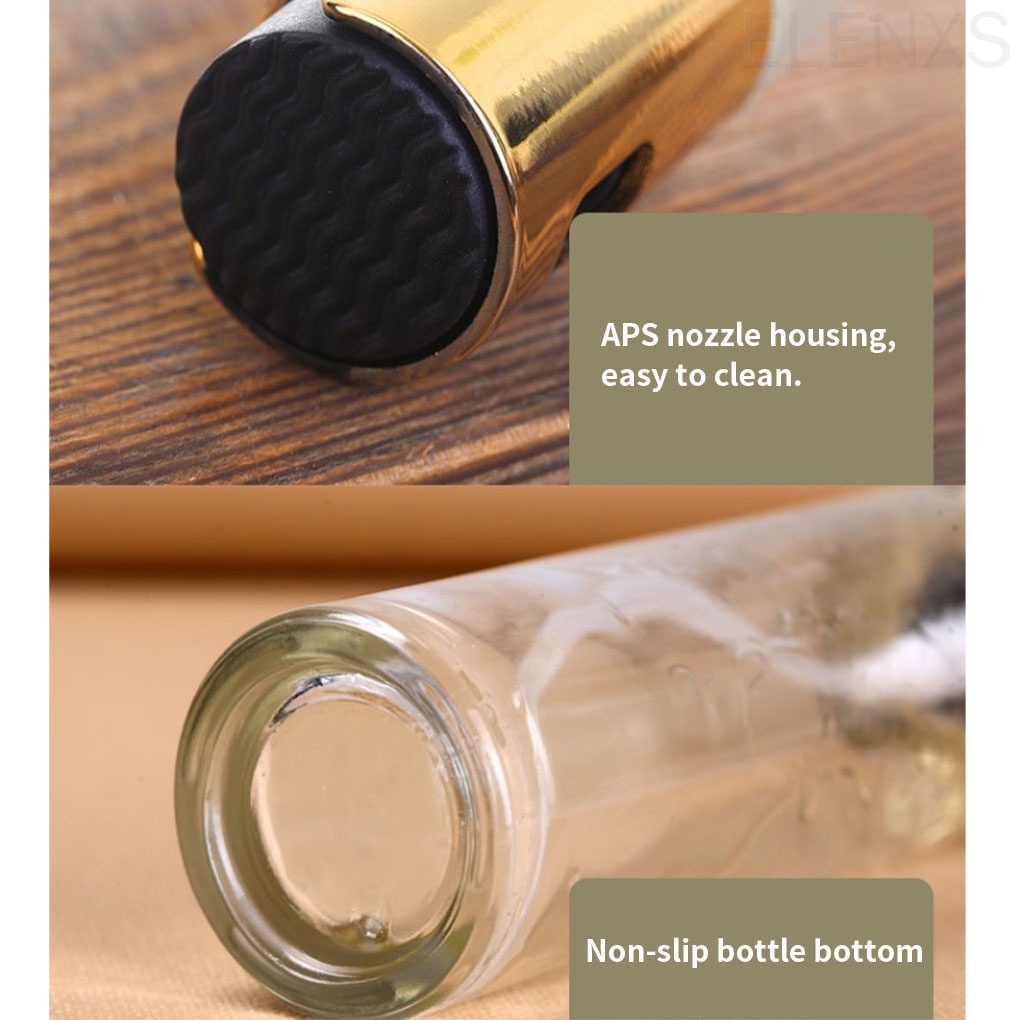 Bình xịt dầu ăn làm món nướng dung tích 100ml bằng thủy tinh sử dụng tiện lợi cho nhà bếp