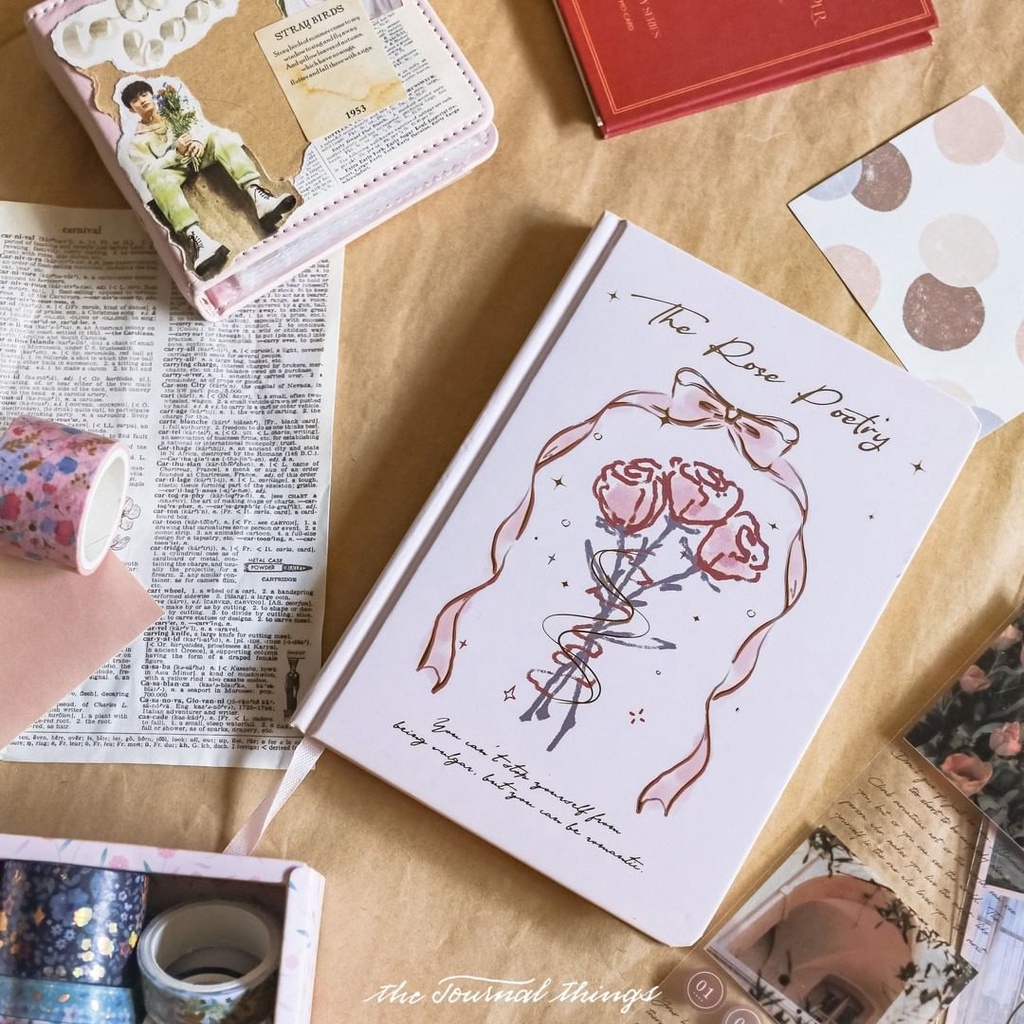 Sổ Journal The Rose Poetry A5