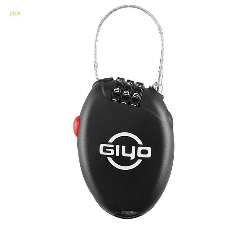 SUN Cycling Bike Ultralight Password Lock Multifunction Portable Mini Cable Code Padlock Lock