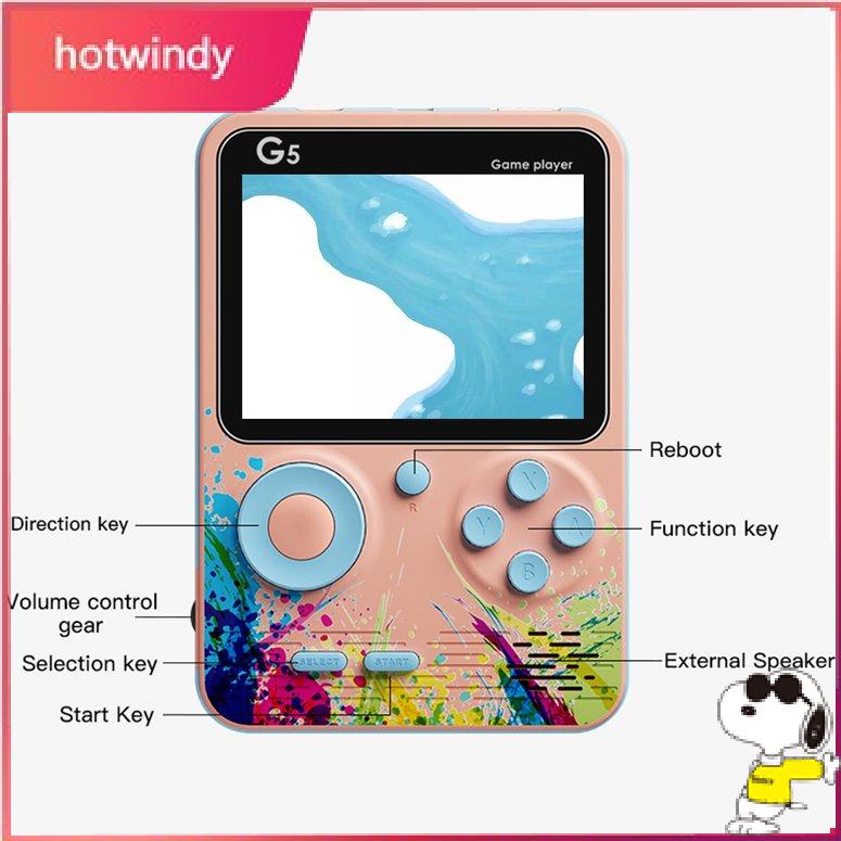 Máy chơi Game cầm tay E5 một người màn hình màu độ nét cao phong cách Retro