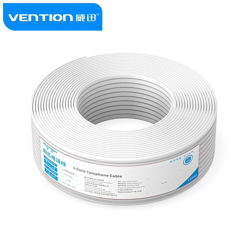 Dây cáp điện thoại Vention 4 lõi 6P4C