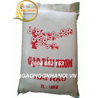 Gạo Tám Thơm Hải Hậu Dẻo Thơm Đậm Đà bao 10kg