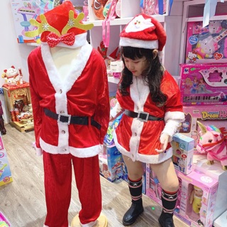 Set đồ ông già noel cho bé kèm mũ