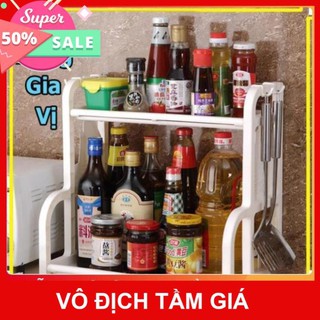 Kệ đựng gia vị , kệ đựng gia vị 2 tầng đa năng 5566 nhựa việt nhật