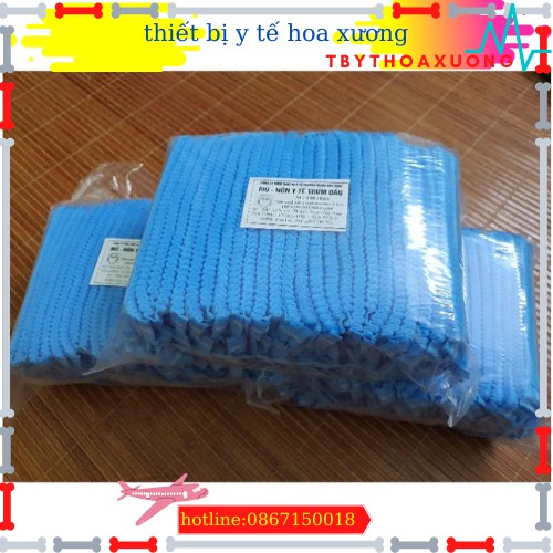 [ Giá Sỉ 1 Thùng 20 Túi ] Mũ Giấy Trùm Tóc Dùng 1 Lần
