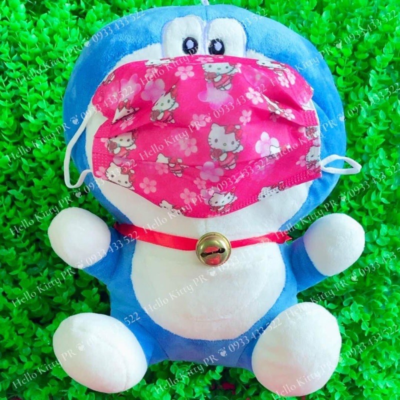Khẩu trang y tế Hello Kitty - Doremon