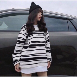 Áo sweater sọc mẫu mới cực hot mới về nha khách iu