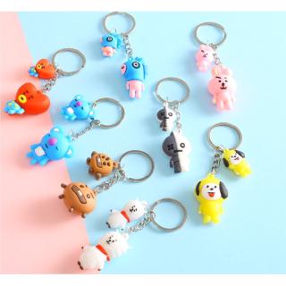 Móc khóa Kpop BTS BT21 bằng cao su