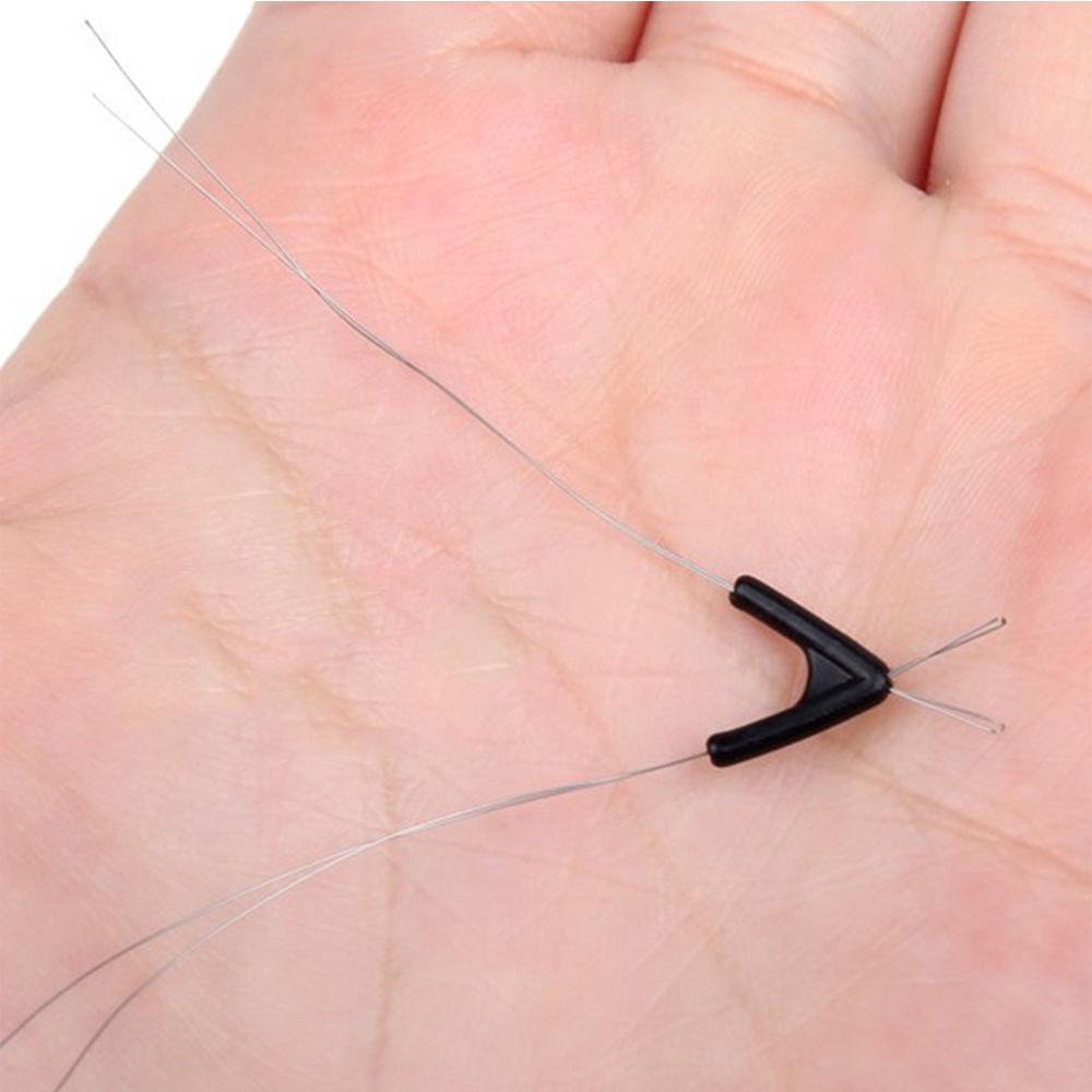 50pcs New Hot swivel space bean tying tool fishing line space bifurcation