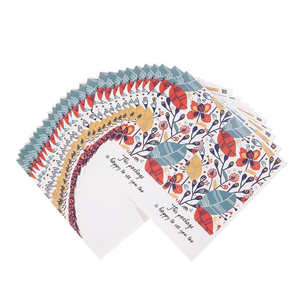 Gói 50 Nhãn Giấy In Chữ &quot;This Pack Is Happy To See You Too&quot; Trang Trí Tiệc Cưới