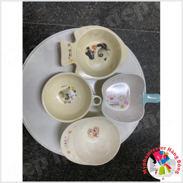 Bát ăn bột,cháo,ăn dặm cho các bé hàng cao cấp trống xước trống bám bẩn để lò vi sóng