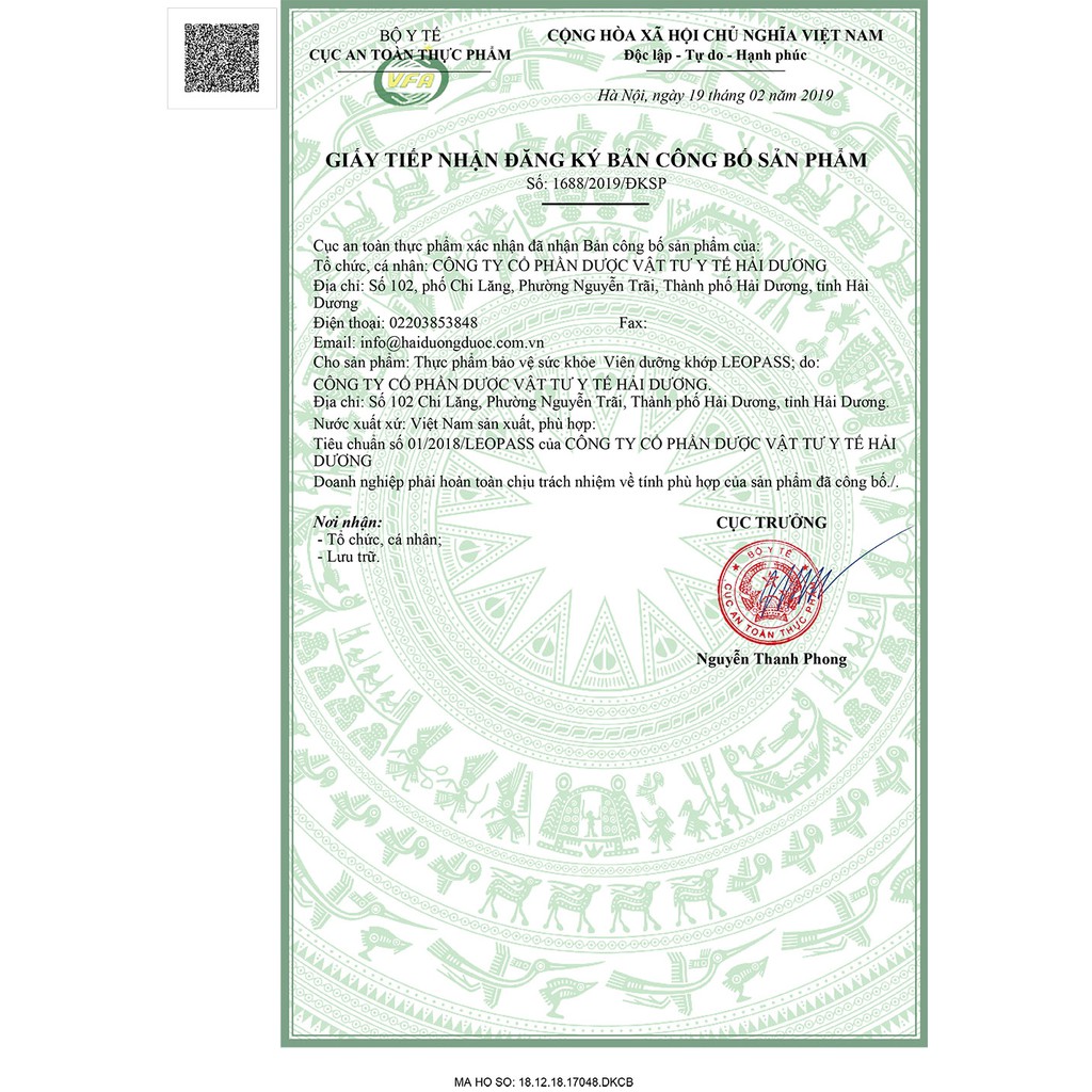 Viên Dưỡng Khớp Leopass
