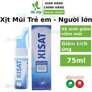 Dung dịch xịt mũi trẻ em Xisat hồng 75ml