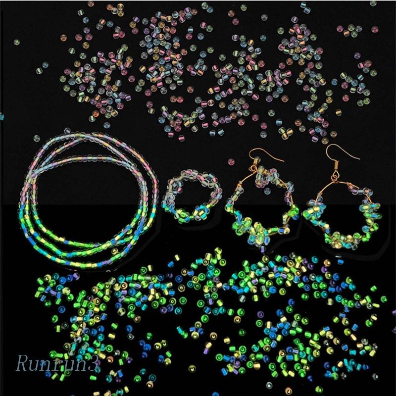 Set 660 Hạt Nhựa Acrylic Phát Quang Thay Đổi Màu Sắc Dùng Để Làm Đồ Trang Sức Diy