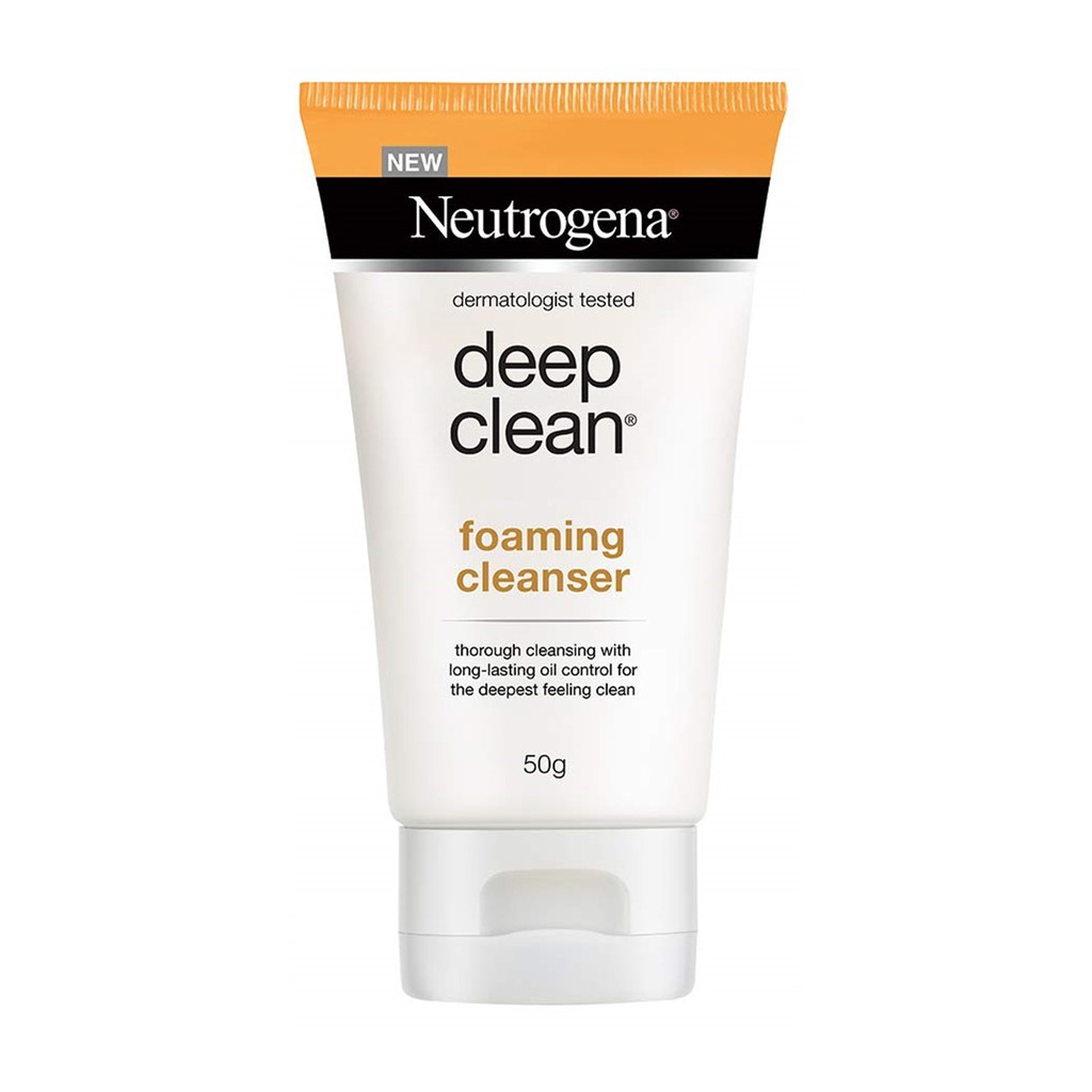 Sữa Rửa Mặt Neutrogena Làm Sạch Sâu Và Kiểm Soát Nhờn Neutrogena Deep Clean Foaming Cleanser 50g