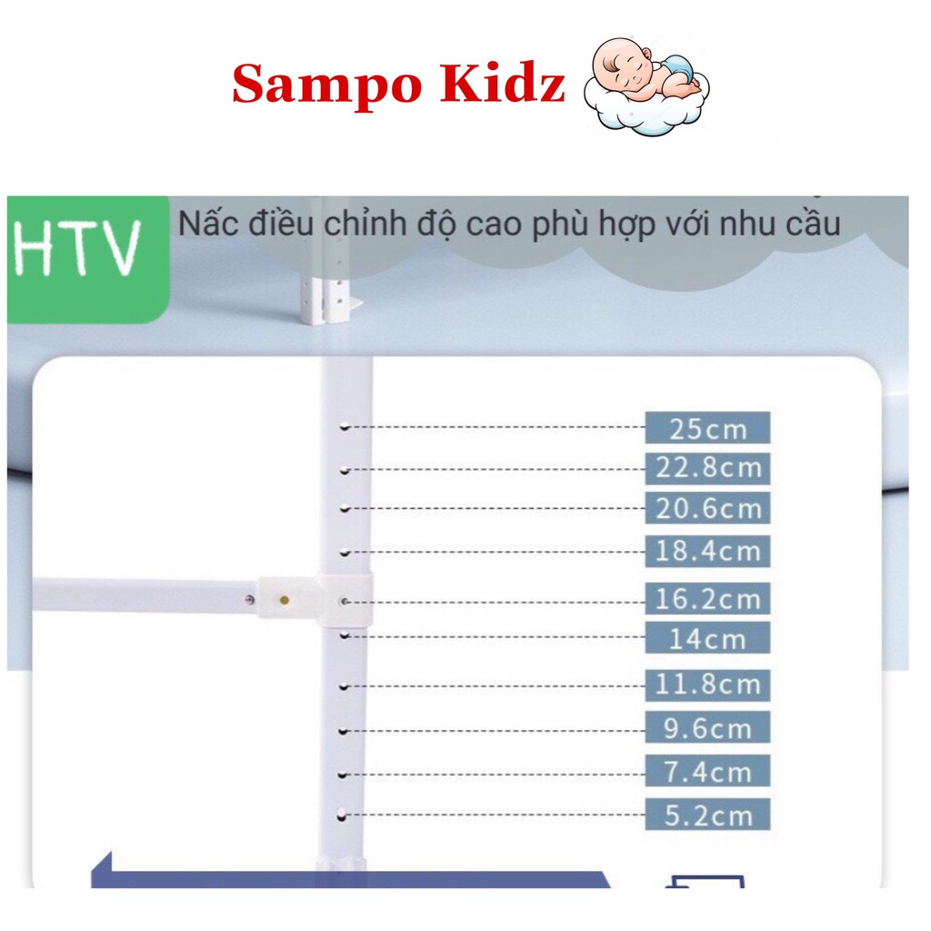 (Mẫu Mới 2021) Thanh Chắn Giường, Thanh Chặn Giường Chất Thép Chắc Chắn