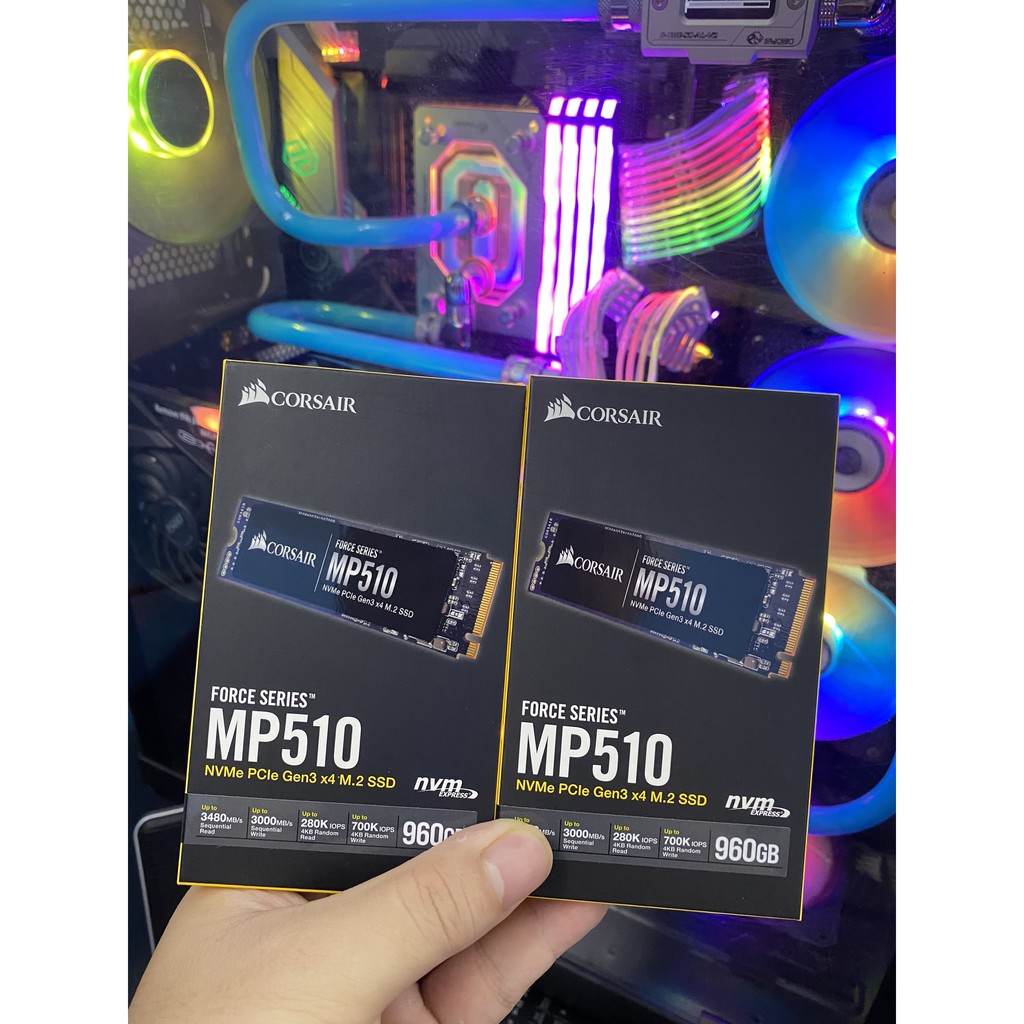 Ổ cứng SSD Corsair Force MP510 960GB M.2 NVMe Tốc độ đọc: 3480 MB/s Tốc độ ghi: 3000 MB/s | BigBuy360 - bigbuy360.vn